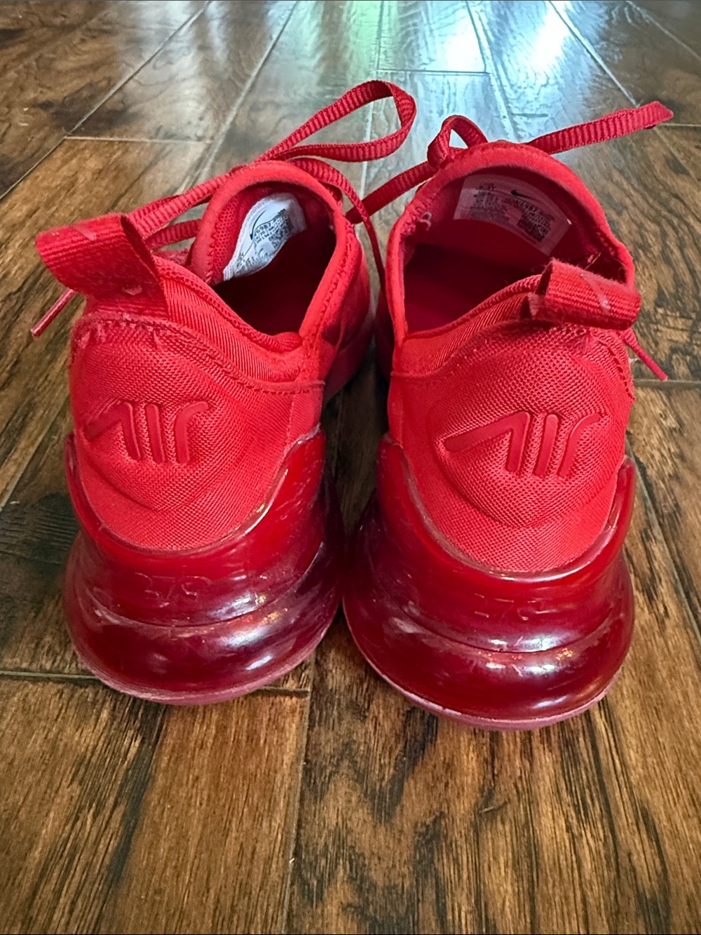 Nike red 270 Sneakers, size youth 6.5 - Picture 5 of 10